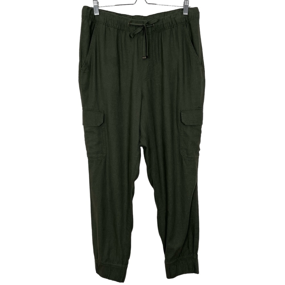 St. John’s Bay Linen Cargo Jogger Pants